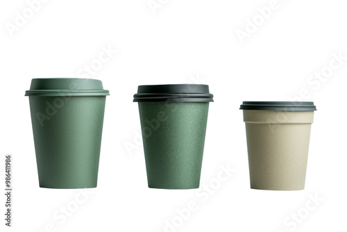 Wallpaper Mural Recyclable paper packaging with organic print, environmentally friendly,,Isolated on transparent background Torontodigital.ca