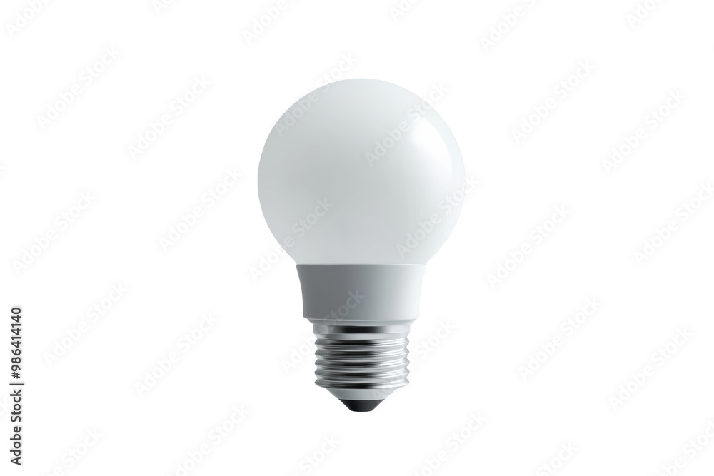 Smart LED bulb with WiFi connectivity, energyefficient lighting,Isolated on transparent background Smart LED bulb with WiFi connectivity, energyefficient lighting,Isolated on transparent background