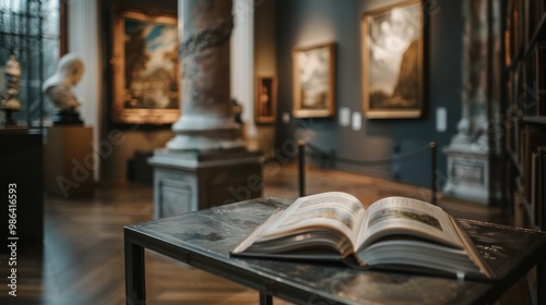 Wallpaper Mural Open Book in Art Gallery Torontodigital.ca