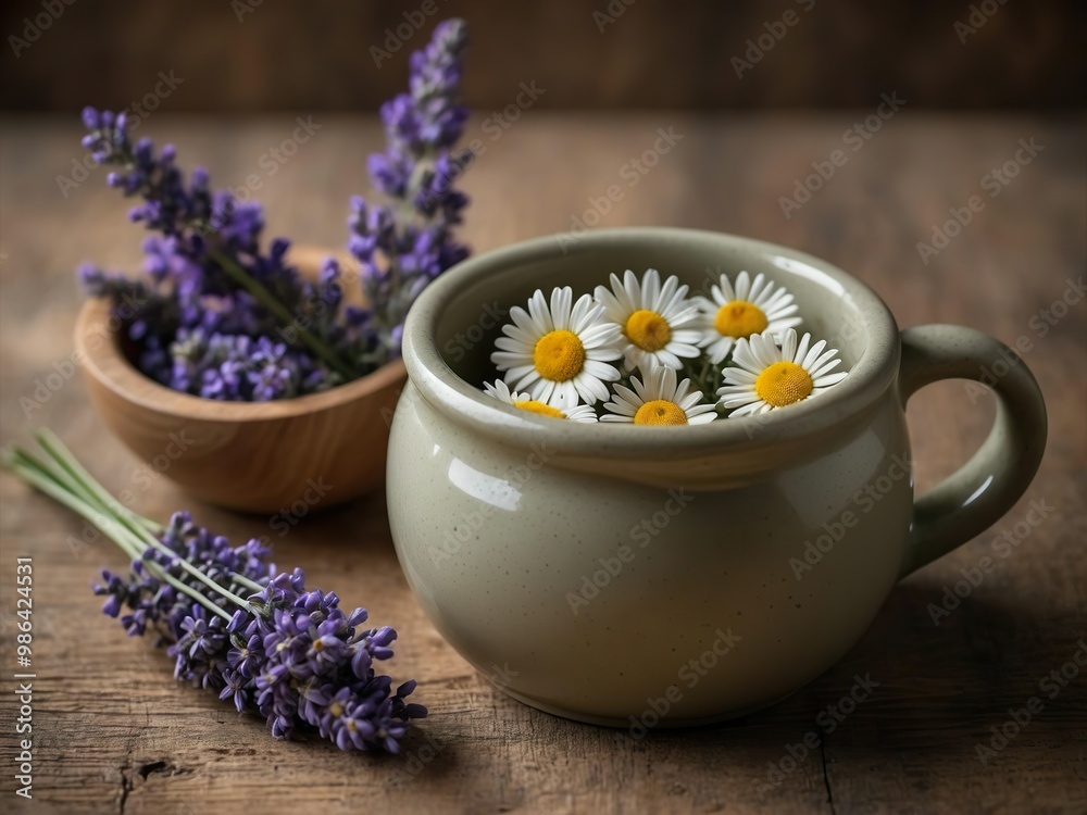 lavender flowers and oil lavender flowers and oil