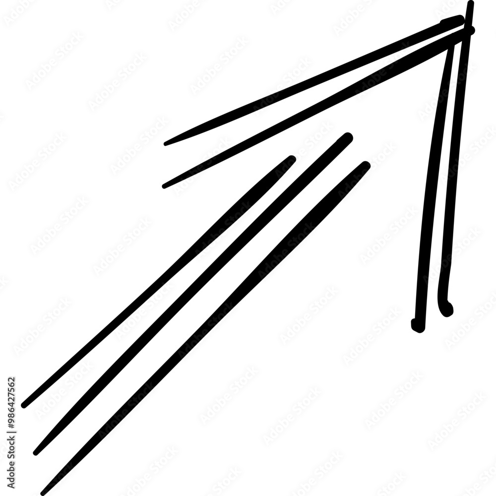 Single isolated icon with outline style icon on white background