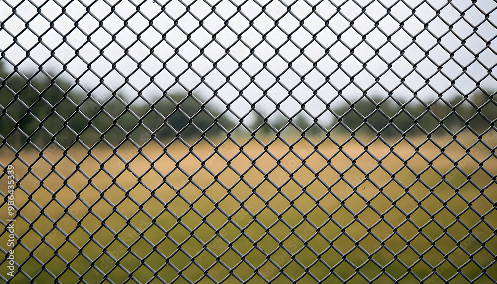 Chain link fence, cut out Chain link fence, cut out