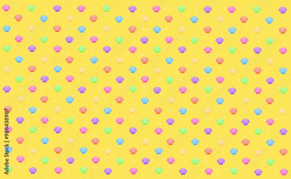 yellow pattern, seamless pattern with seashell, yellow background, yellow, yellow background with shellfish and bubbles, shellfish, holiday, colorful, wallpaper, fabric, wrapping, bubble, summer yellow pattern, seamless pattern with seashell, yellow background, yellow, yellow background with shellfish and bubbles, shellfish, holiday, colorful, wallpaper, fabric, wrapping, bubble, summer