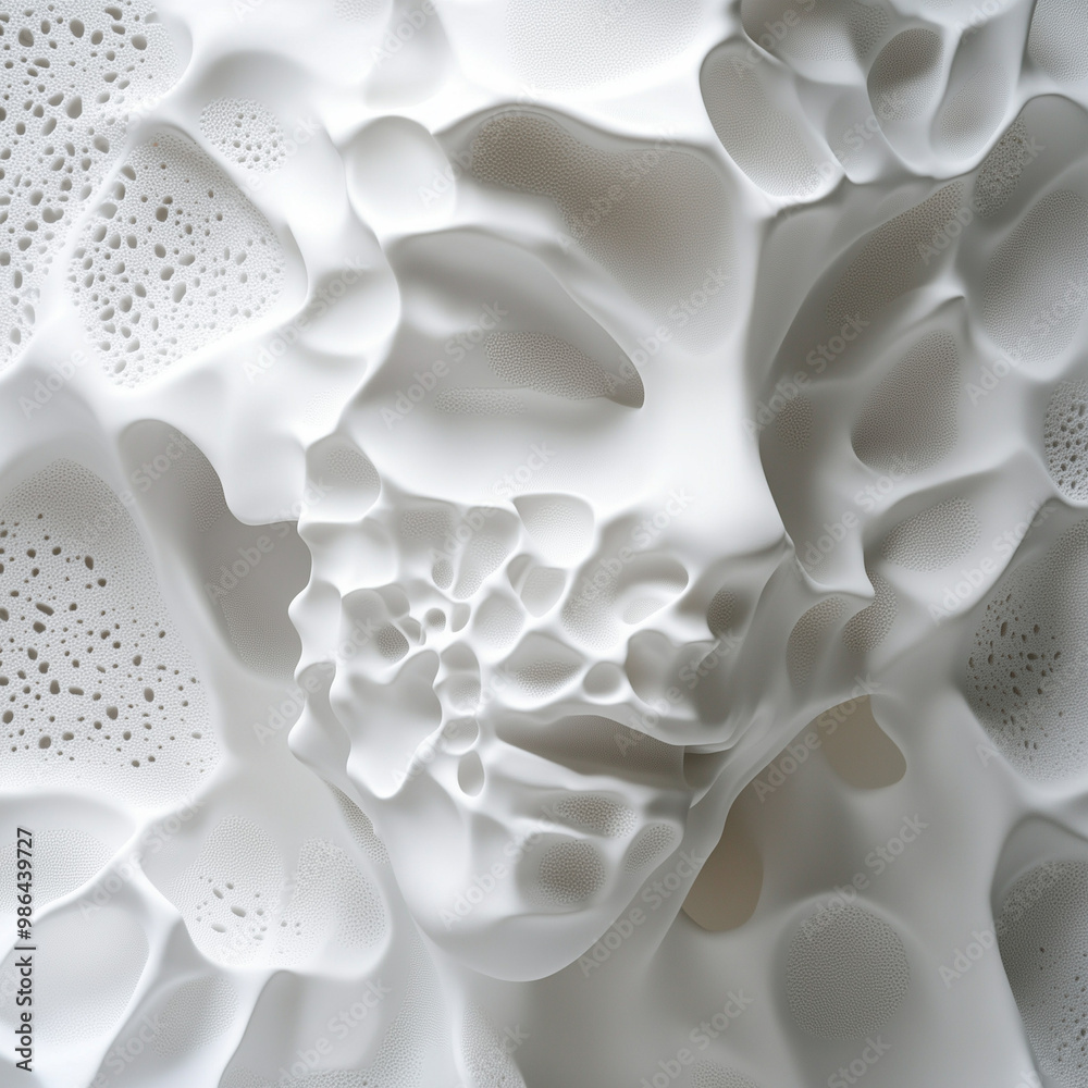 Organic Wavy Surface with Cracked Texture in Neutral Tones Organic Wavy Surface with Cracked Texture in Neutral Tones