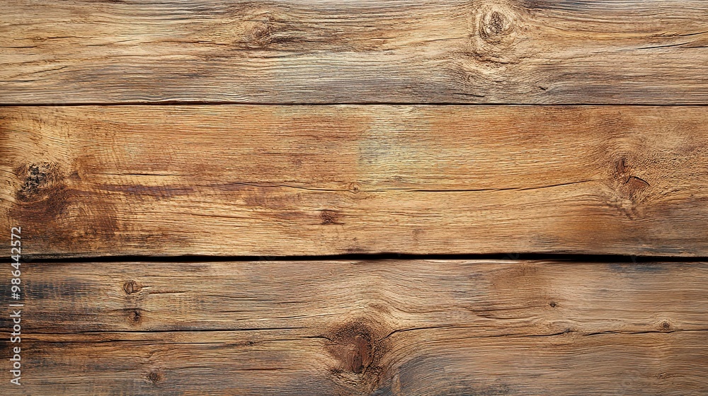 Naklejka premium Rustic wood grain background with a natural, earthy feel