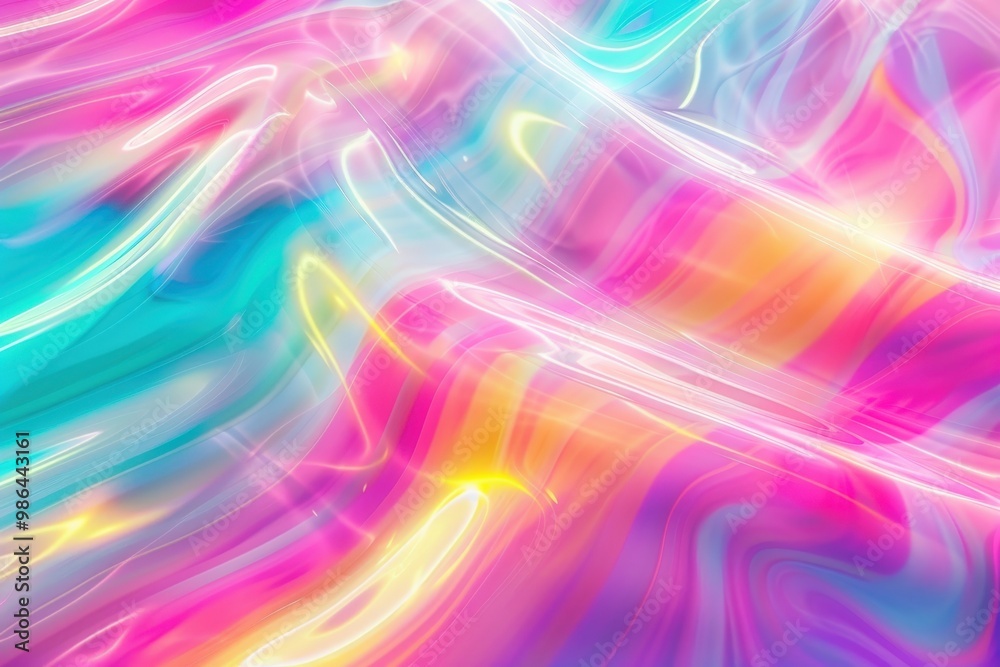 A colorful, abstract background with a rainbow of colors