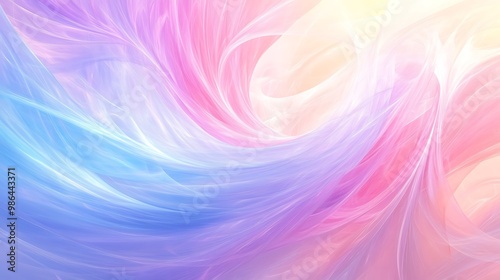 Dreamy Abstract Background: A Soothing Blend of Colors and Shapes for Creative Inspiration