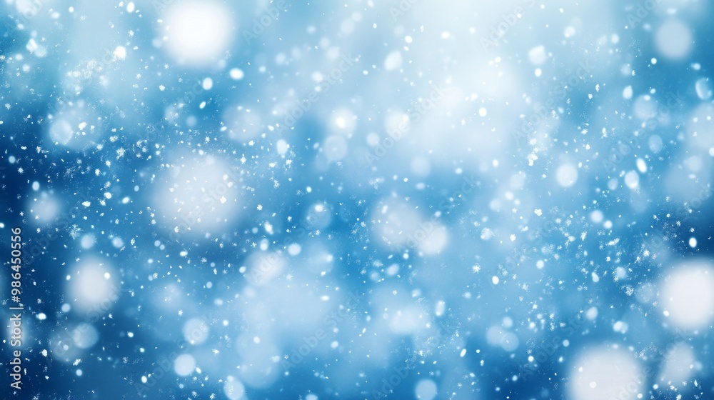 Obraz premium Winter Wonderland Abstract Background for Holiday Season Generative AI