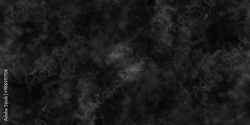Abstract black fog design with smoke texture overlays. fume overlay design. background with smoke on black and Fog and smoky effect for photos design. Misty fog effect and Isolated black background.	