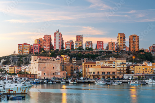 Porto Empedocle, Sicily, Italy Town Skyline