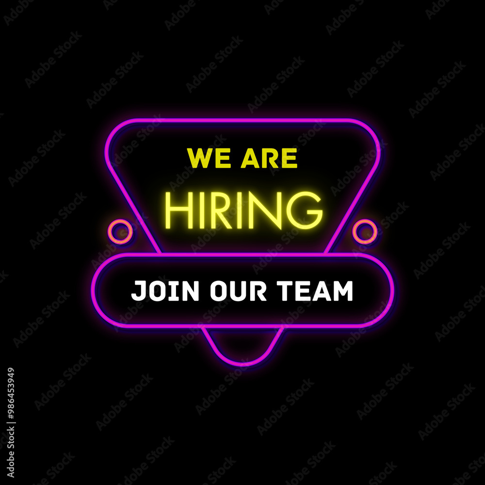 Obraz premium We are Hiring poster - 1