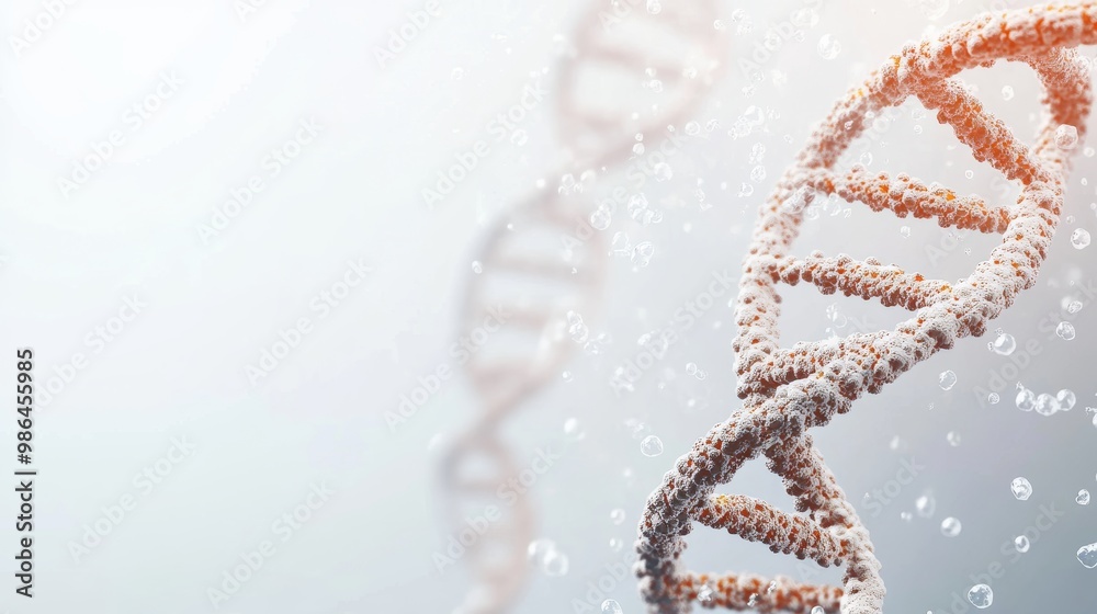 Premium Background of DNA and Medical Theme Generative AI Premium Background of DNA and Medical Theme Generative AI