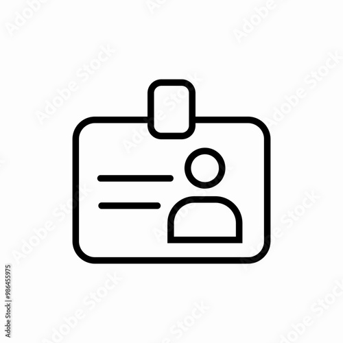 icon vector sign badge person