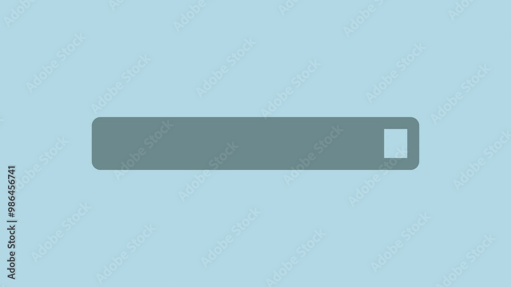 Visualization of a horizontal loading progress bar Visualization of a horizontal loading progress bar