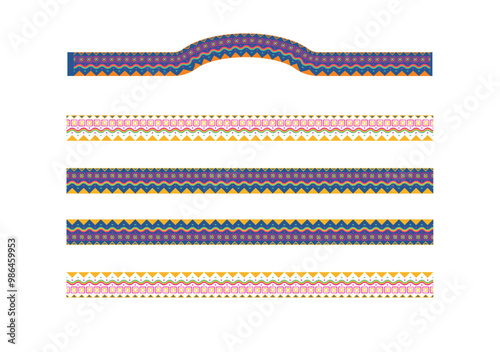 African decorative stripe, a flexible non expanded brush for shaping and expanded for immediate usage
