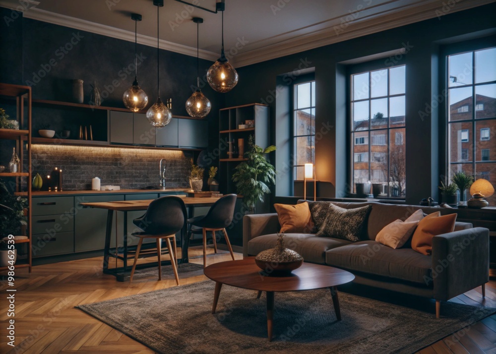 interior of a home Nordic Design Apartment - Clean Lines and Cozy Atmosphere
interior of a home Nordic Design Apartment - Clean Lines and Cozy Atmosphere