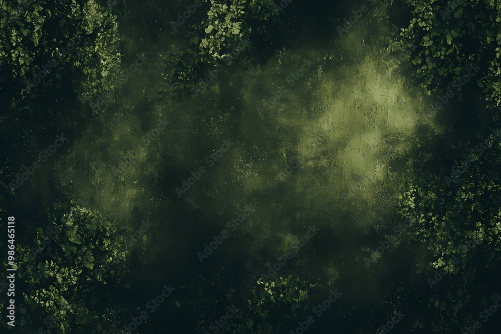 Serene Deep Green Forest Background with Earthy Tones Serene Deep Green Forest Background with Earthy Tones