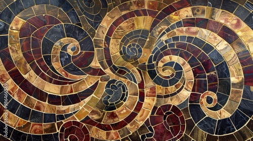 Abstract Mosaic Art