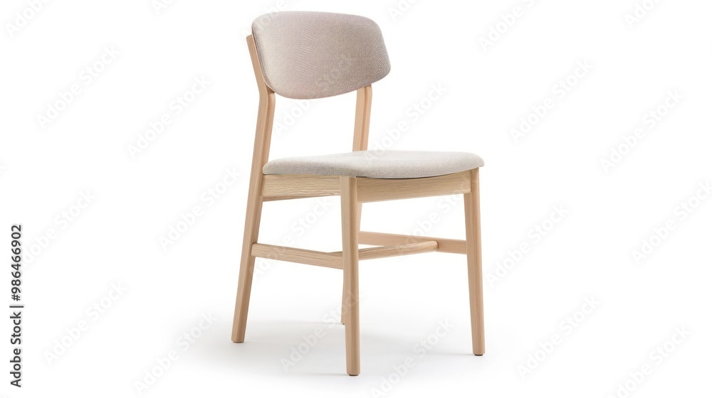 Wooden Chair with Upholstered Seat and Back Wooden Chair with Upholstered Seat and Back