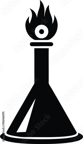 chemical laboratory flask