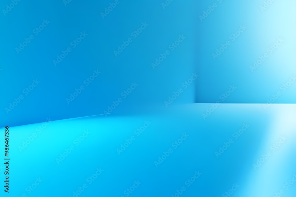 Bold Cerulean Blue Background with Bright Saturation Bold Cerulean Blue Background with Bright Saturation
