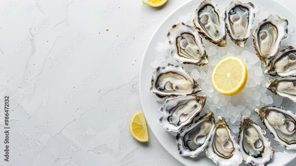 Fresh Seafood Delight for Restaurant Menu Generative AI