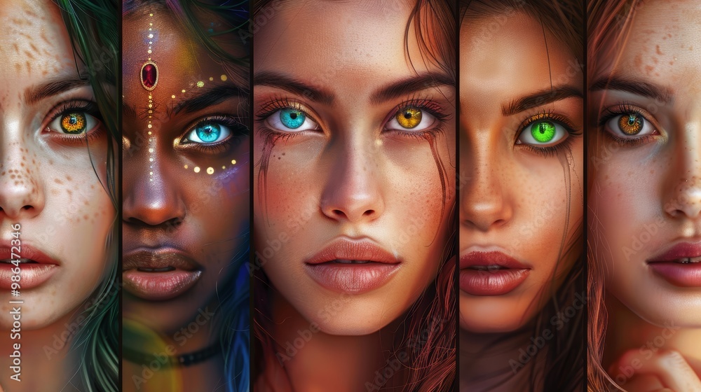 Diverse Beauty Portraits for Cosmetics and Fashion Generative AI Diverse Beauty Portraits for Cosmetics and Fashion Generative AI