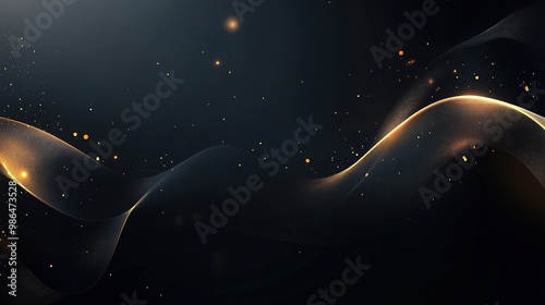 Modern dark background with an elegant feel, highlighted by subtle light