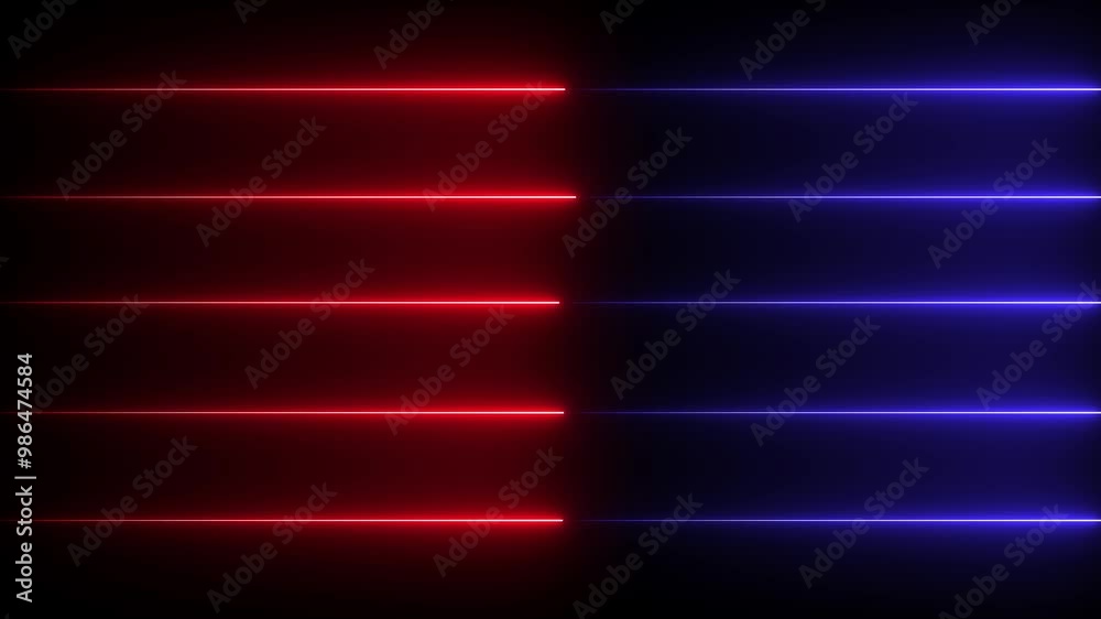 Abstract glowing rainbow colour neon lines motion background. Neon lights blinking lines moving animation. colorful neon line moving on background.