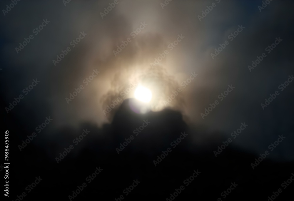 a vivid light flare bursting through a dark, smoky atmosphere, casting interesting shadows create with ai a vivid light flare bursting through a dark, smoky atmosphere, casting interesting shadows create with ai