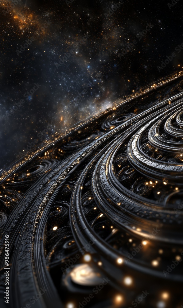 Futuristic Cosmic Rings in Deep Space, Wallpaper, Mobile Phone Wallpaper Futuristic Cosmic Rings in Deep Space, Wallpaper, Mobile Phone Wallpaper