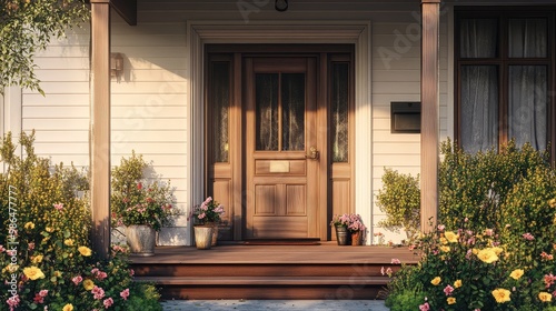 Beautiful Decorated Home Entrance 
