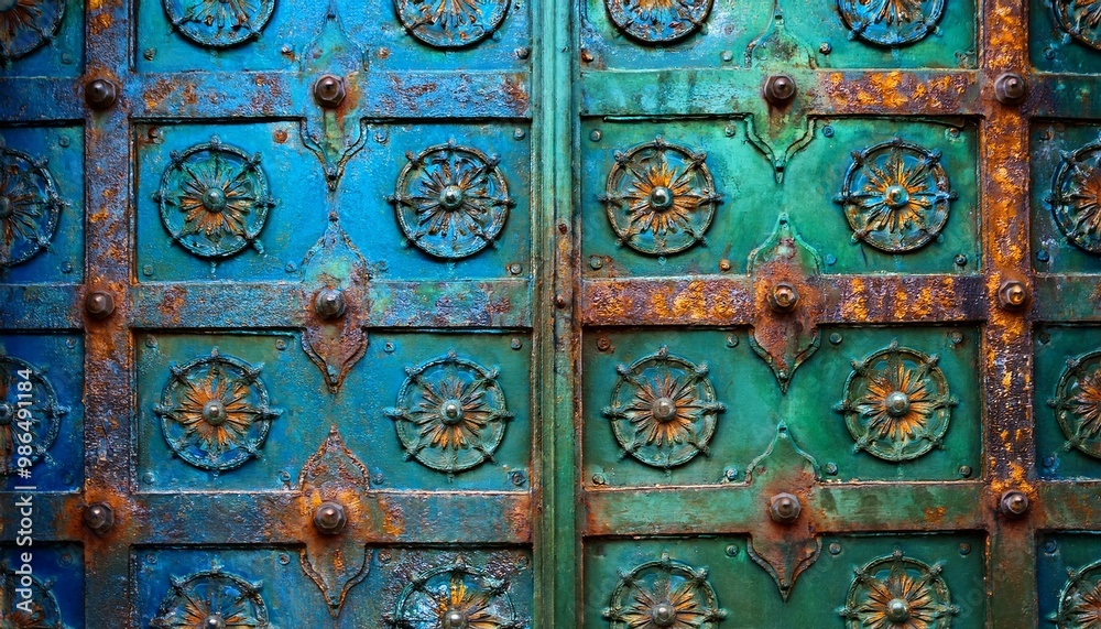 old door in the town old door in the town
