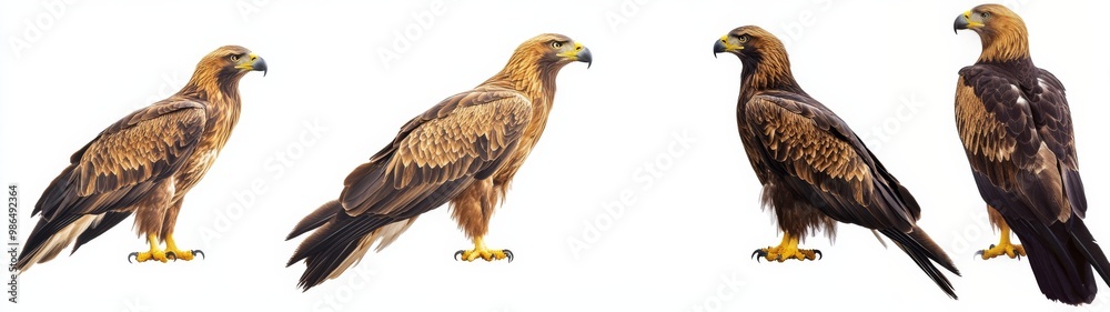 Bald Eagle symbol of USA isolated on white background Bald Eagle symbol of USA isolated on white background