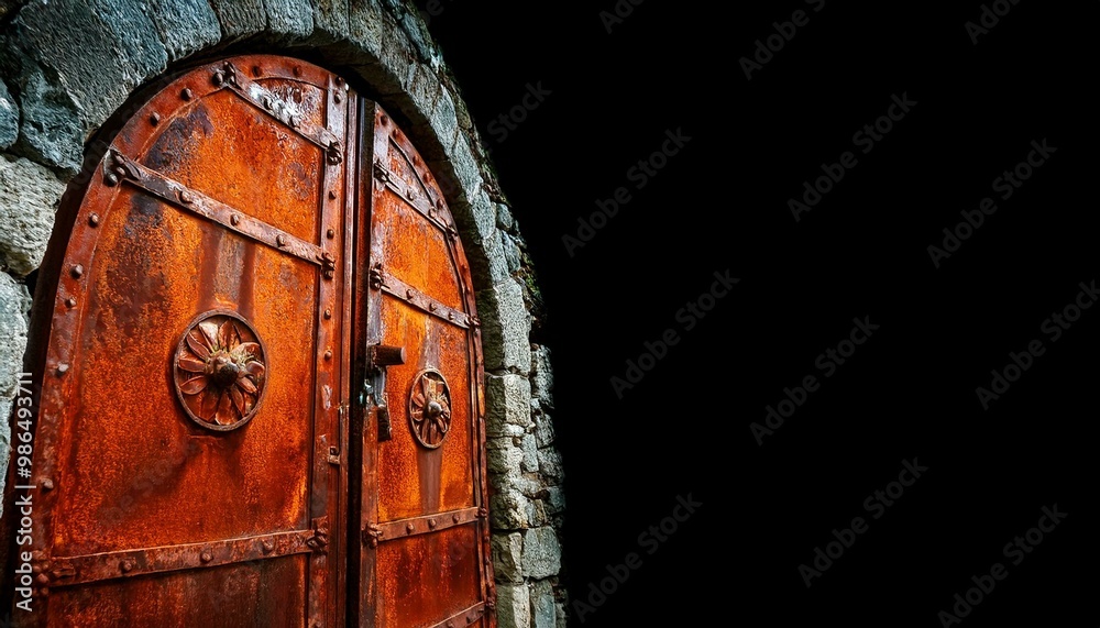 Fototapeta premium old door handle