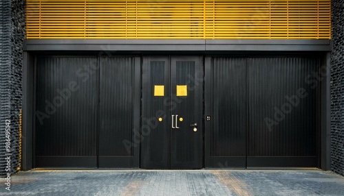 door in a building