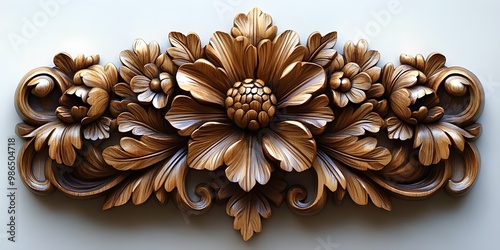 Wallpaper Mural a gold flower sculpture on a white surface

 Torontodigital.ca