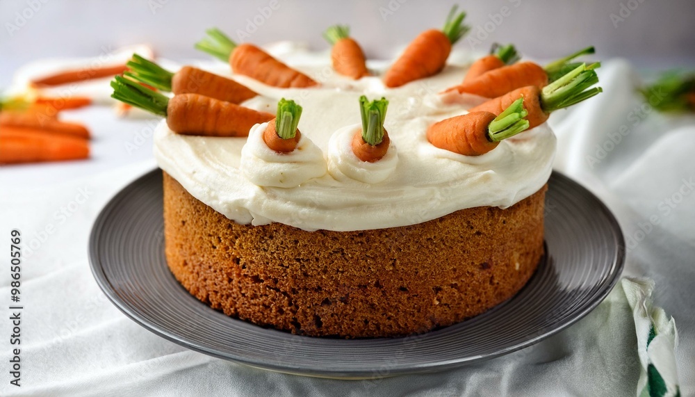 Carrot or spice cake with cream cheese frosting Carrot or spice cake with cream cheese frosting