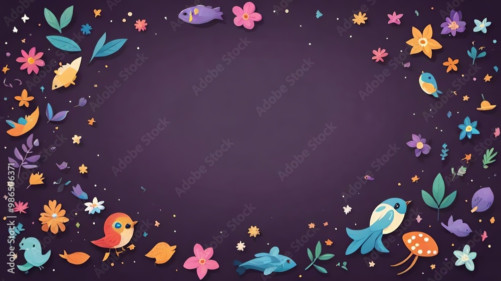 Fototapeta premium soft color background purple art design wallpaper