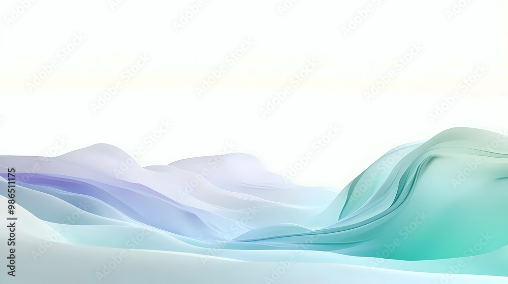 Abstract wavy background with soft, flowing lines in shades of blue and green. Abstract wavy background with soft, flowing lines in shades of blue and green.