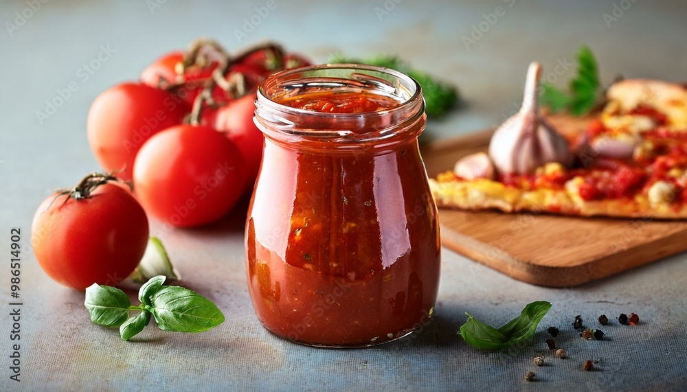 Pizza sauce in a jar Pizza sauce in a jar