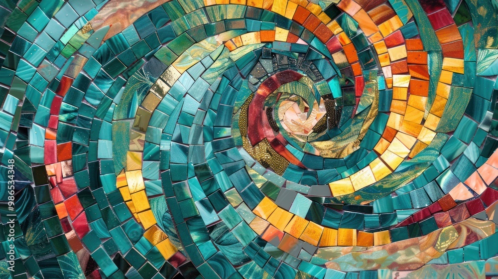 Fototapeta premium Abstract Mosaic Pattern