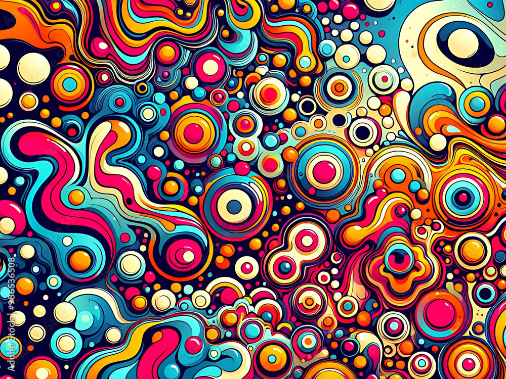 Abstract psychedelic background Abstract psychedelic background