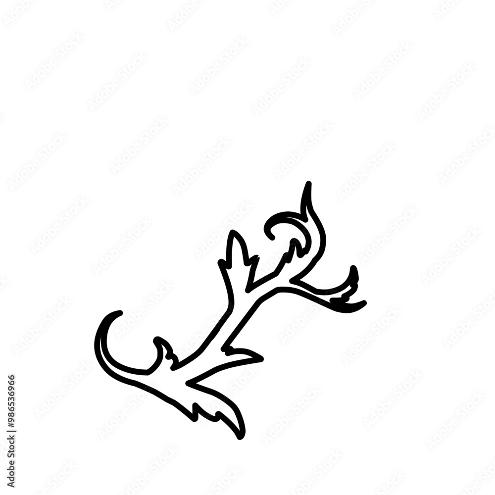 Hand Drawn Floral Swirl Hand Drawn Floral Swirl