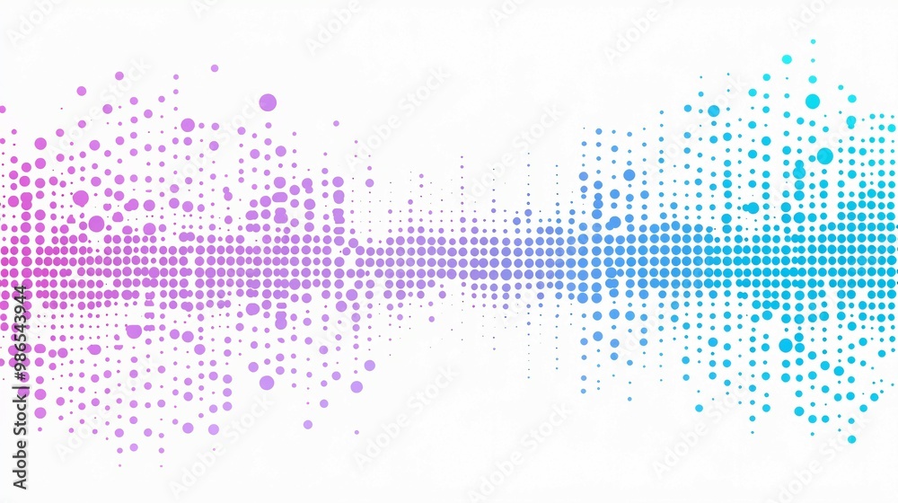 Abstract Background with Pink and Blue Dotted Pattern Abstract Background with Pink and Blue Dotted Pattern