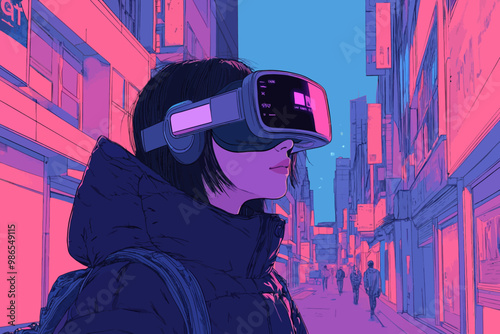 Cyberpunk City Explorer 