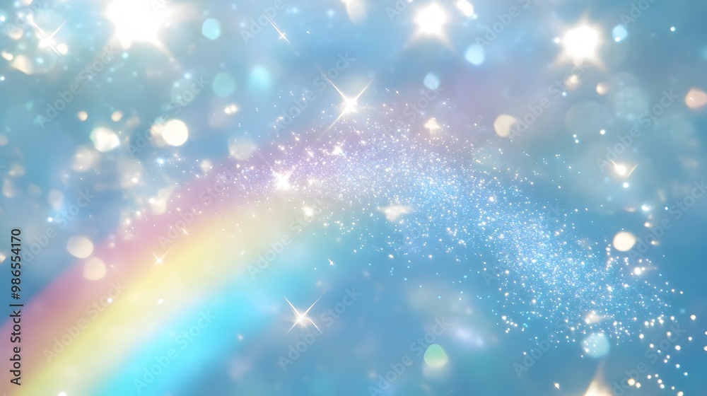 Blue Sky with Clouds and Rainbow, Abstract Image, Texture, Pattern Background, Wallpaper, Cover and Screen for Smartphone, PC, Laptop, 9:16 and 16:9 Format Blue Sky with Clouds and Rainbow, Abstract Image, Texture, Pattern Background, Wallpaper, Cover and Screen for Smartphone, PC, Laptop, 9:16 and 16:9 Format