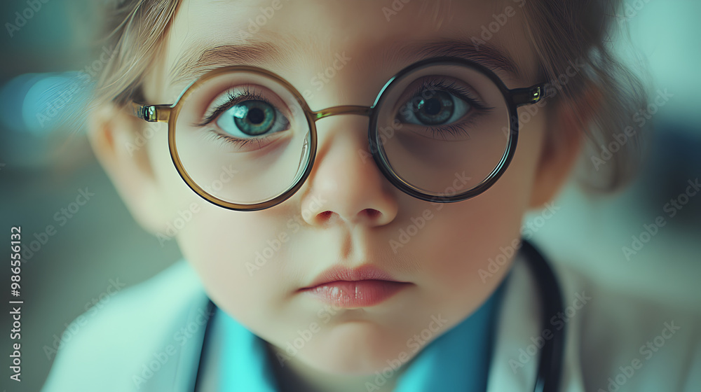 una niña pequeña jugando a ser doctora profesional imaginacion y aventuras una niña pequeña jugando a ser doctora profesional imaginacion y aventuras