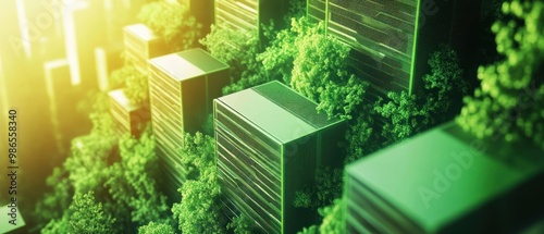 Green Cityscape: A Futuristic Vision