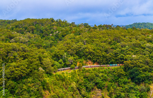 Obraz na płótnie Kuranda Scenic Railway in Far North Queensland, Australia w salonie